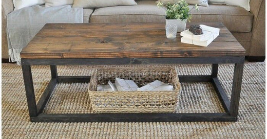 Industrial Farmhouse Style Coffee Table Saturday March 16th @11am