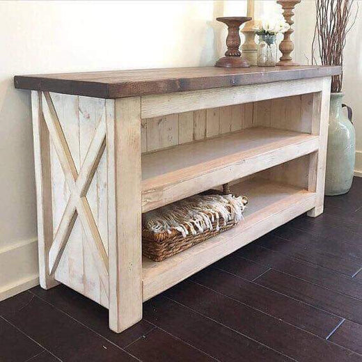 Pre-Built Farmhouse Media Console
