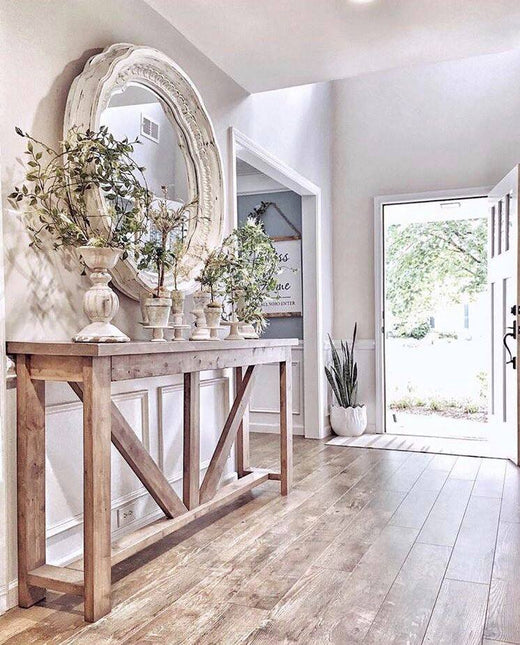 Rustic V Console Table Saturday March 16th, 2019 @11am Kawartha Lakes