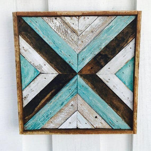 Set of 2 Geometric Wall Art Kit